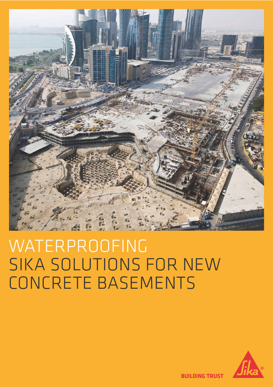Sika Solutions For Concrete Basements